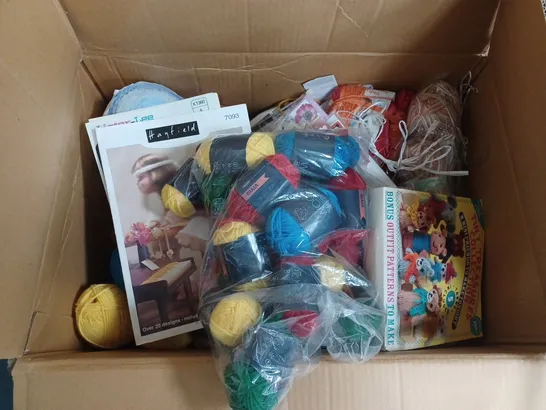 LARGE QUANTITY OF KNITTING AND CRAFT SUPPLIES