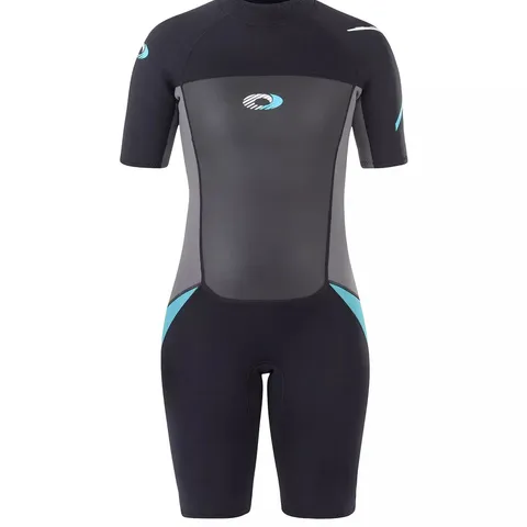 OSPREY ACTION SPORTS ORIGIN WOMENS SHORTY WETSUIT (BLACK/BLUE) - L