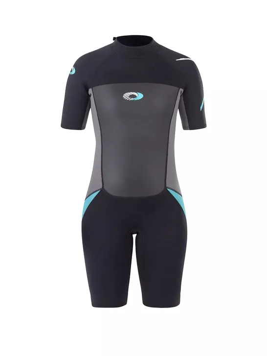 OSPREY ACTION SPORTS ORIGIN WOMENS SHORTY WETSUIT (BLACK/BLUE) - L RRP £44.99