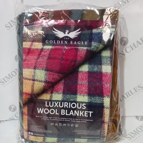 THE GOLDEN EAGLE LUXURIOUS WOOL BLANKET