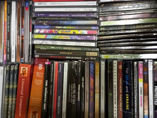 LOT OF APPROXIMATELY 92 CDS, TO INCLUDE BEYONCE, GLASS ANIMALS, THE CRIBS, ETC