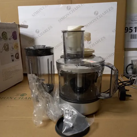 KENWOOD COMPACT FOOD PROCESSOR - SILVER AND GREY