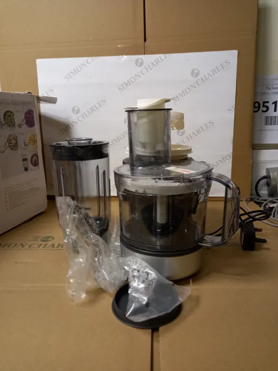 KENWOOD COMPACT FOOD PROCESSOR - SILVER AND GREY