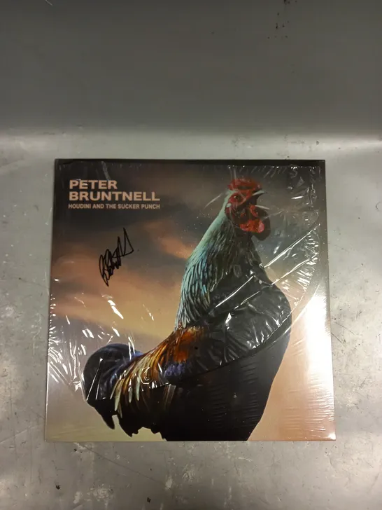 PETER BRUNTNELL HOUDINI AND THE SUCKER PUNCH SIGNED VINYL 