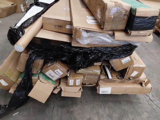 PALLET CONTAINING 2.7M PARASOLS, BOXED FURNITURE 