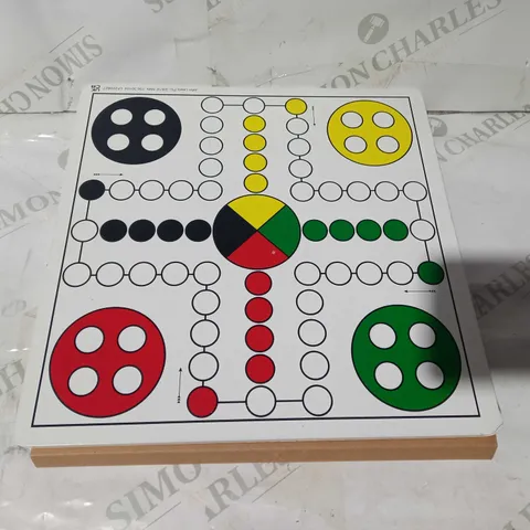 JOHN LEWIS WOODEN LUDO & SNAKES AND LADDERS