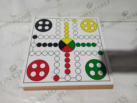 JOHN LEWIS WOODEN LUDO & SNAKES AND LADDERS