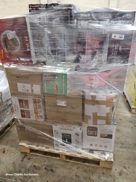 PALLET OF APPROXIMATELY 24 UNPROCESSED RAW RETURN HOUSEHOLD AND ELECTRICAL GOODS TO INCLUDE;