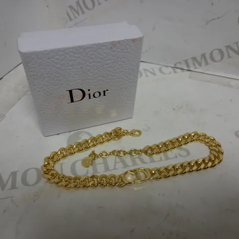 CHRISTIAN DIOR STYLE GOLD COLOURED CHAIN