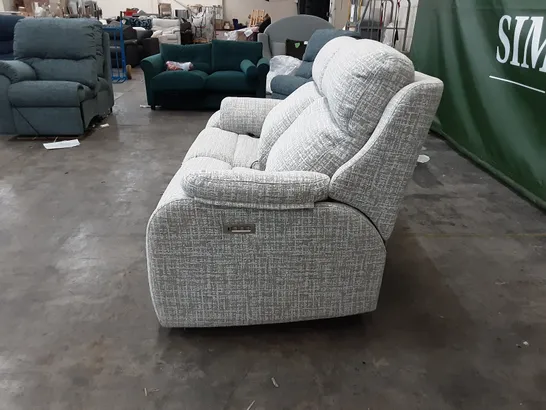 QUALITY BRITISH MANUFACTURED DESIGNER G PLAN KINGSBURY 3 SEATER ELECTRIC RECLINING DOUBLE HRLM B102 SHORE OATMEAL 