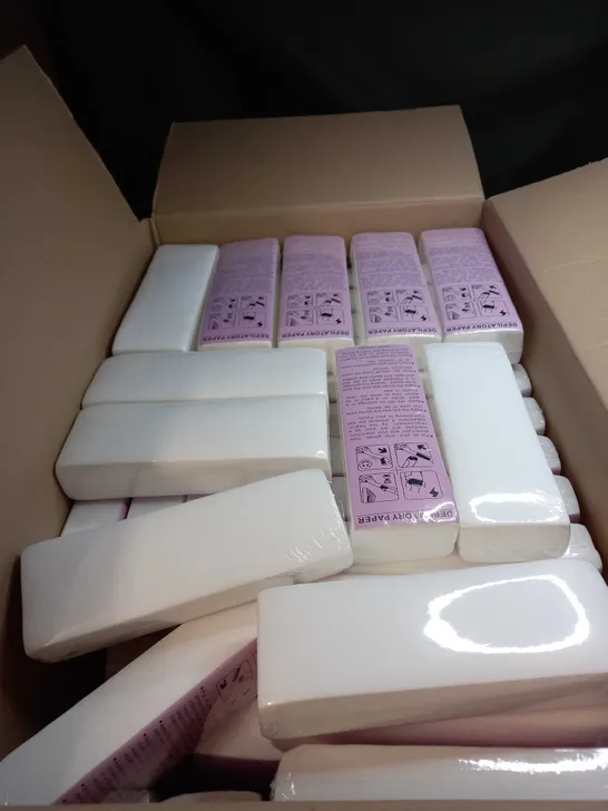 LARGE BOX OF DEPILATORY PAPER 