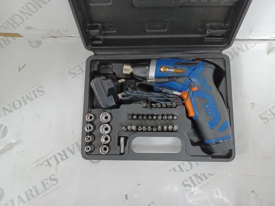 BOXED BUILDCRAFT CORDLESS SCREWDRIVER SET 