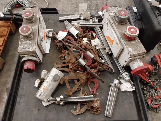 PALLET OF ASSORTED RAILWAY TOOLS AND EQUIPMENT 