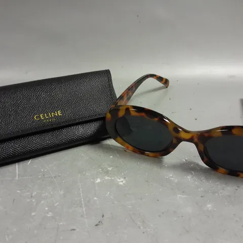 CELINE PARIS CL401 TORTOISE SHELL PRINT SUNGLASSES 