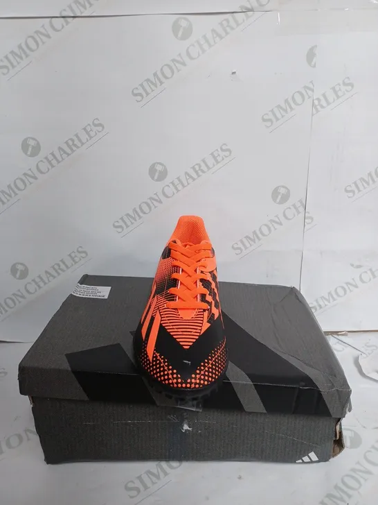 ADIDAS X SPEEDPORTAL MESSI .4 FXG ASTRO BOOTS IN ORANGE & BLACK - UK 3 