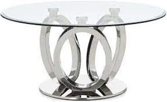 BOXED LOLA CLEAR COFFEE TABLE (COLLECTION ONLY)