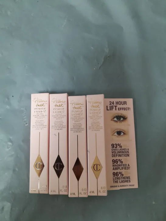 LOT OF 4 CHARLOTTE TILBURY PILLOW TALK PUSH UP LASHES 4ML