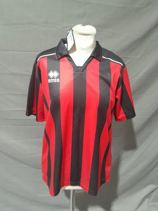 APPROXIMATELY 10 ASSORTED ERREA FOOTBALL SHIRTS IN VARIOUS STYLES AND SIZES 