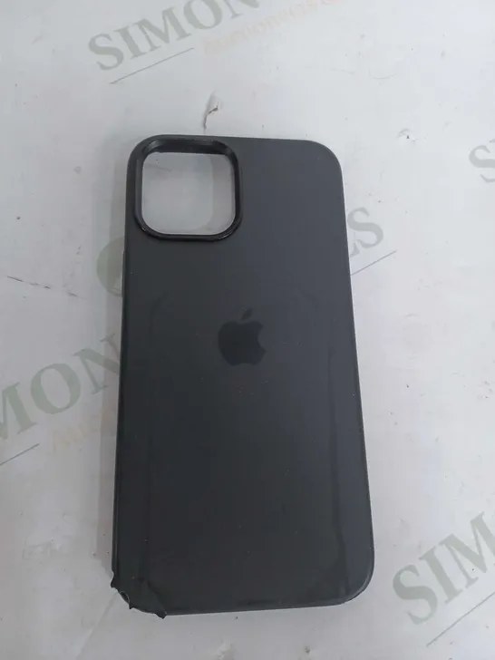 IPHONE 12 PRO MAX SILICONE CASE WITH MAGSAFE - BLACK 