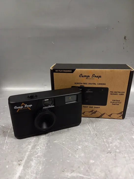 BOXED CAMP SNAP SCREEN-FREE DIGITAL CAMERA 