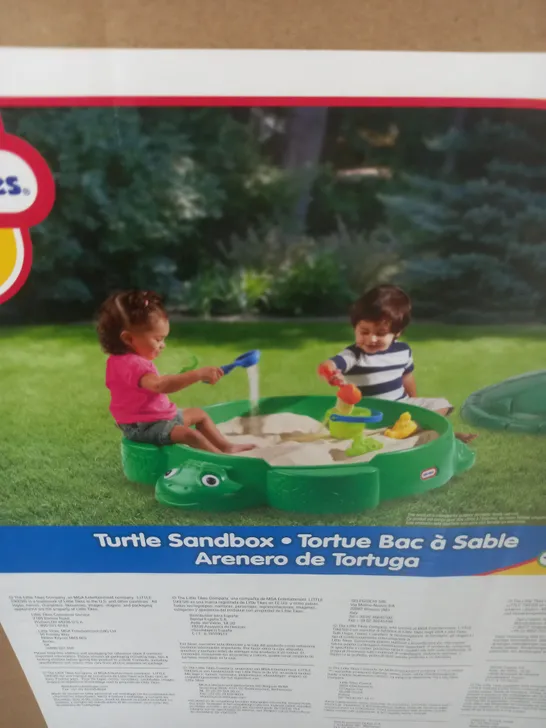 BOXED LITTLE TIKES TURTLE SANDBOX - COLLETION ONLY RRP £49