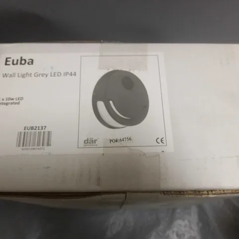 BRAND NEW EUBA WALL LIGHT GREY LED IP44