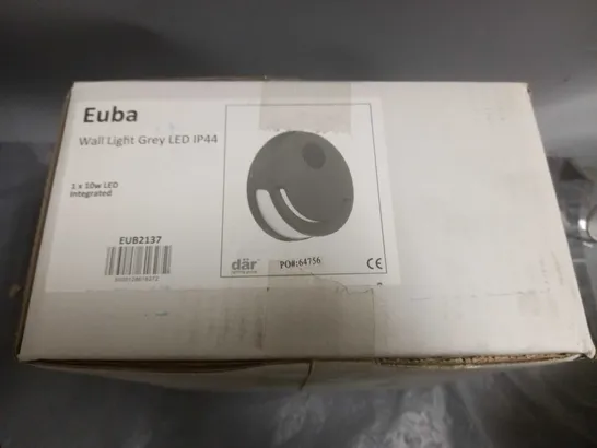 BRAND NEW EUBA WALL LIGHT GREY LED IP44