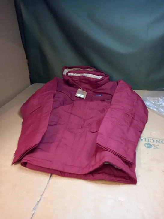 RED PATAGONIA PARKA SIZE MEDIUM 