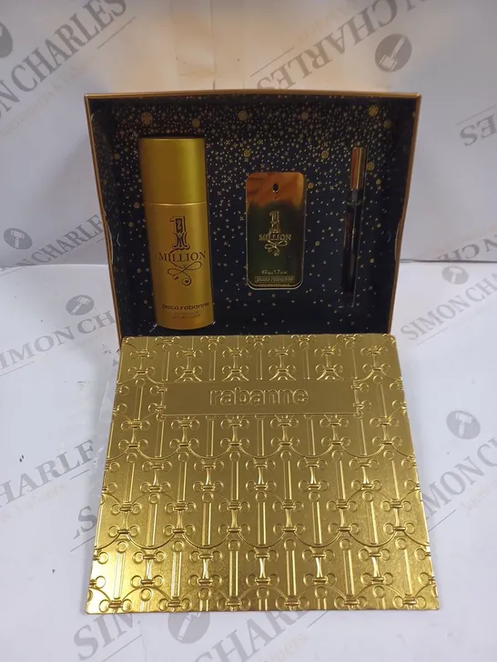 BOXED PACO RABANNE 1 MILLION FRAGRANCE GIFT SET 