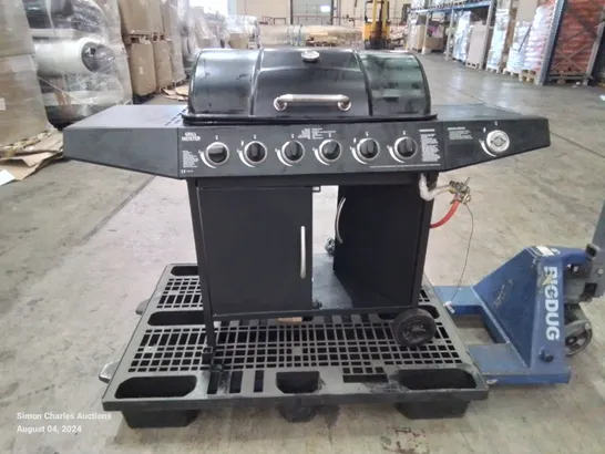 PALLET CONTAINING GRILLMEISTER GASGRILL 6 PLUS 1 PROPANE, BUTANE GAS BARBECUE 