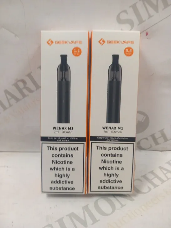 APPROXIMATELY 6 BOXED GEEKVAPE WENAX M1 2ML 800MAH