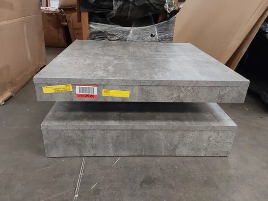 DOWNER BLOCK COFFEE TABLE - LIGHT GREY CONCRETE (1 ITEM)