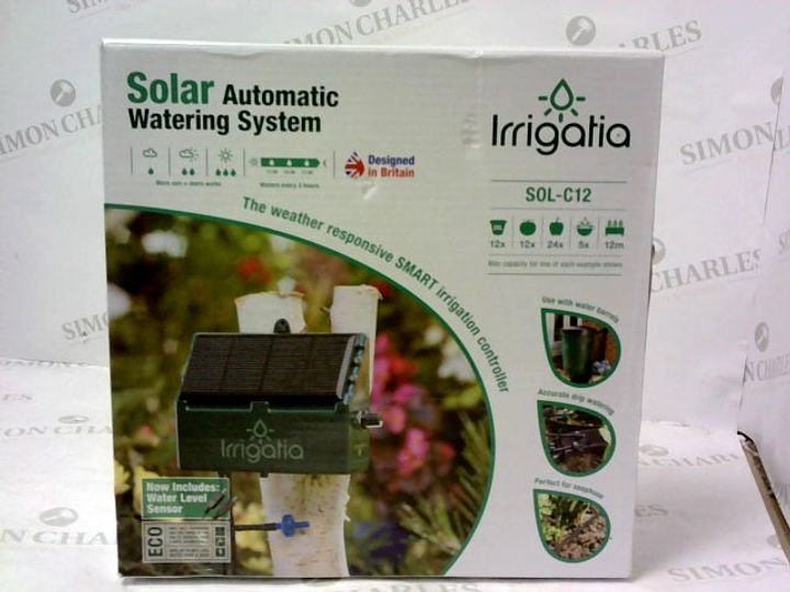 Lot 4002 IRRIGATIA SOLAR AUTOMATIC WATERING SYSTEM Simon Charles