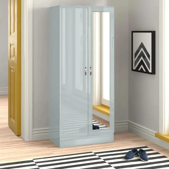 BOXED BRENDLE 2 DOOR MIRRORED WARDROBE (BOX 2 OF 2 ONLY)