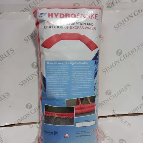 GRAVITAS HYDROSNAKE FLOOD BARRIER AND PREVENTION BAG