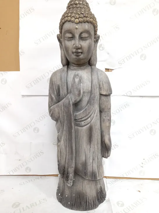 DECORATIVE BUDDAH IN BLACK & GOLD 