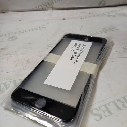 LOT OF 10 IPHONE 6 PLUS LCD GLASS SCREENS 