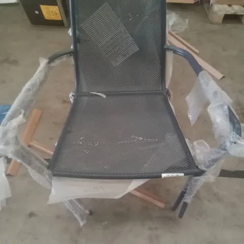 X2 METAL GARDEN CHAIR 