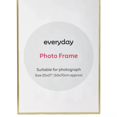 BOXED EVERYDAY PHOTO FRAME IN GOLD 