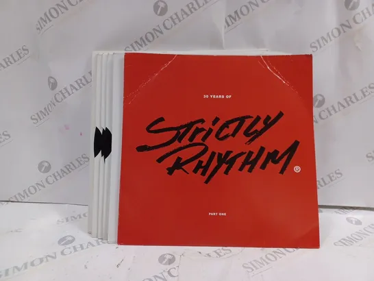 BOX OF APPROXIMATELY 10 ASSORTED RECORDS INCLUDING 30 YEARS OF STRICTLY RHYTHM PART ONE