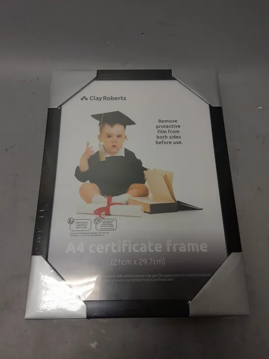 12 CLAY ROBERTS A4 CERTIFICATE FRAMES (21x29.7cm)