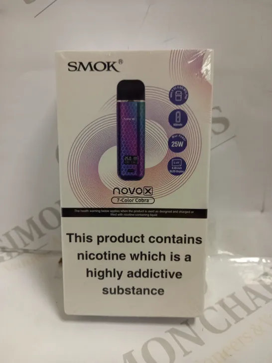 SEALED SMOK NOVO X 7-COLOUR COBRA E-CIGARETTE