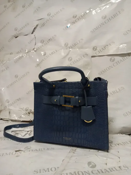 RADLEY LONDON LIGHT BLUE LEATHER HANDBAG 