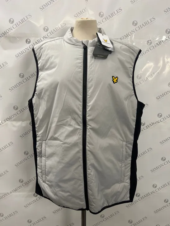 LYLE&SCOTT GOLFING GILET IN PEBBLE SIZE XXL 