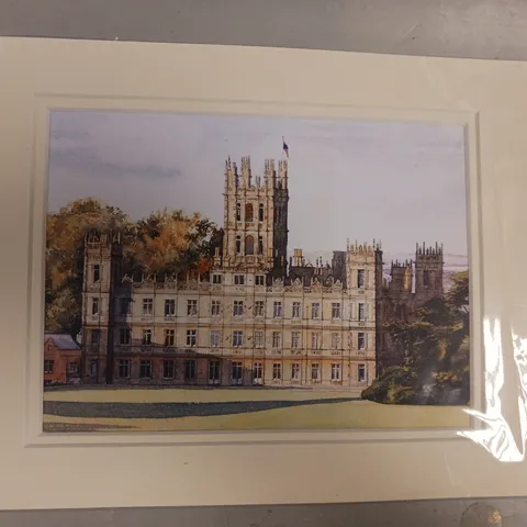 HIGHCLERE CASTLE 10X8 MOUNTED PRINT
