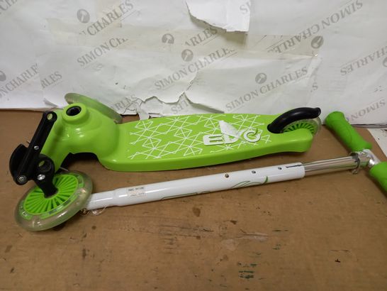 EVO LIGHT UP MOVE N GROOVE LIME - SCOOTER RRP £24.99