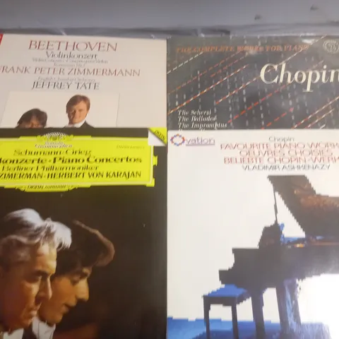 LOT OF 14 ASSORTED CLASSICAL VINYL RECORDS TO INCLUDE BEETHOVEN PIANO CONCERTO, RACHMANINOV, AND PROKOFIEV CLASSICAL SYMPHONY