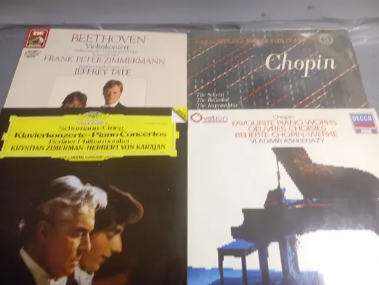 LOT OF 14 ASSORTED CLASSICAL VINYL RECORDS TO INCLUDE BEETHOVEN PIANO CONCERTO, RACHMANINOV, AND PROKOFIEV CLASSICAL SYMPHONY