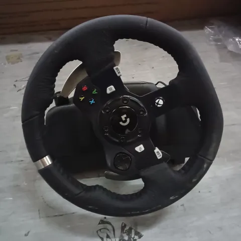 UNBOXED LOGITECH G920 DRIVE FORCE STEERING WHEEL - XBOX