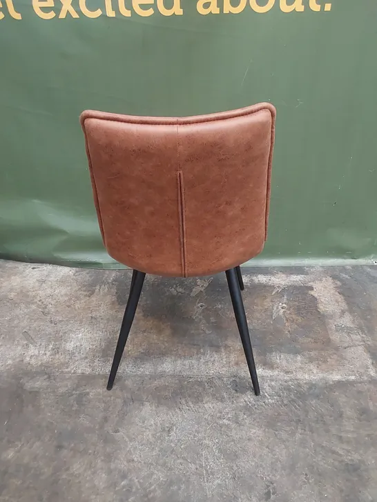 DESIGNER DINING CHAIR - TAN